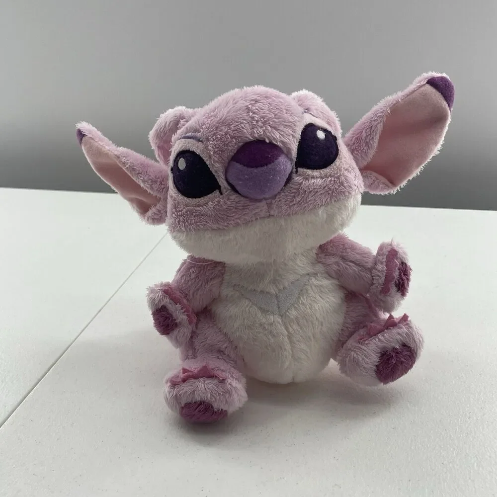 Disney Parks Lilo &‎ Stitch Angel Plush 8in Disneyland Walt Disney World Pink